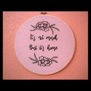 Beautifully hand-stitched art